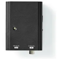 Nedis Conversor De áudio Digital Coaxial S/pdif Para Toslink