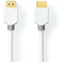 Nedis Cabo Hdmi Cvbw34000wt15 De Alta Velocidade Por Ethernet Hdmi-hdmi 4k Arc 18 Gbps 1.5 M 60hz
