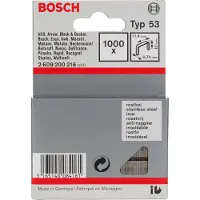 Bosch Accesorios Agrafos Inox 53 11.4x0.74x10 Mm 1000 Unidades