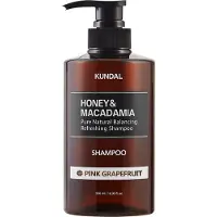 Kundal Mel & Macadamia Pink Shampoo de toranja naturale para cabelos danificados e secos 500 ml