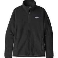 Patagonia - Polares mulher - W's Better Sweater Jkt Black para Mulher - Tamanho XS - Preto