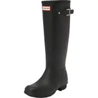 Hunter para mulher. WFT2353RMA Botas ORG Tall pretas (37), Preto, Plano, Nenhum, Casual