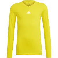 Adidas Camisa funcionais amarelo / branco