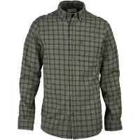 Fjällräven - Camisas - Övik Flannel Shirt M Laurel Green Indigo Blue para Homem - Tamanho L - Caqui