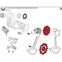 Sram Conjunto De Roldanas De Bicicleta Xx T-type Eagle Axs