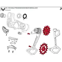 Sram Conjunto De Roldanas De Bicicleta X0 T-type Eagle Axs