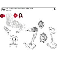 Sram Conjunto Do Estabilizador Xxsl T-type Eagle Axs