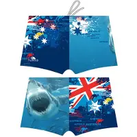 Turbo Calção De Banho Boxer Shark Australia 2015