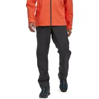 Patagonia - Vestuário caminhada - M's Granite Crest Rain Pants Black para Homem - Nylon - Tamanho S - Preto