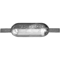 Tecnoseal Anodo Oval Sealine Com Correia Aço Inoxidável 3kg