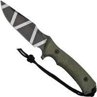 ANV Knives Faca M311 Spelter - Elmax DLC Camo - Micarta Olive, Black Kydex