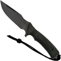 ANV Knives Faca M311 Spelter - Elmax DLC - Micarta Black, Black Kydex