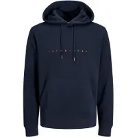 Jack & Jones Sweatshirt 'JJEStar' navy / laranja