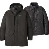 Patagonia - Casacos - M's Tres 3-in-1 Parka Black para Homem - Tamanho L - Preto