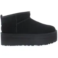 Ugg para mulher. 1135092 Botins em pele W Classic Ultra Mini Platform preto (37), Couro, 3 a 5cm, Nenhum, Casual