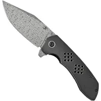 Kansept Knives Navalha Entity Framelock Damascus
