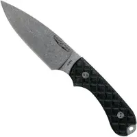 Bradford Knives Guardian 3, 3S-001-MC, Textured Black G-10, CPM-Magnacut, Sabre Grind, Stonewash Finish, faca fixa