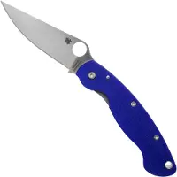 Spyderco Navalha Military CPM S110V Dark Blue G-10