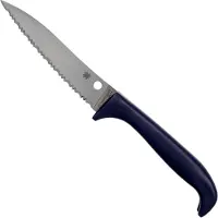Spyderco Counter Puppy, púrpura, faca serrilhada