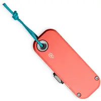 The James Brand Navalha The Palmer - Coral / Turquoise / Aluminum / Straight