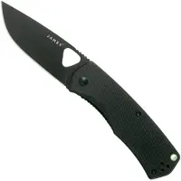 The James Brand Navalha The Folsom - Black / Black / G10 / Straight