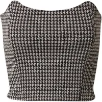 RÆRE by Lorena Rae Top 'Edna' preto / branco