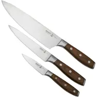Messermeister Avanta Start Set, 3-peças conjunto de facas, madeira de pakka