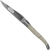 Laguiole En Aubrac Oyster L0212CQH concha de ostra, mate, navalha laguiole, 12 cm