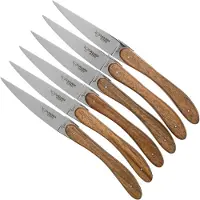 Laguiole En Aubrac Ecir conjunto de facas para bife 6-peças madeira de nogueira