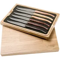 Laguiole En Aubrac Quotidien conjunto facas para bife 6-peças French woods, 6MC99QFIH