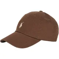 Ralph Lauren para homem. 710667709058 O icónico boné de algodão castanho (OSFA), Marrom, Casual