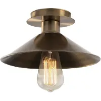 Opviq Candeeiro de teto Berceste N-662 1 lâmpada Ø24cm dourado antigo