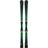 Elan Pacote De Esquis Alpinos Primetime 33 Fusion X+em 11.0 Gw Fus X Blk/grn [g]