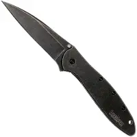 Kershaw Navalha Leek, BlackWash