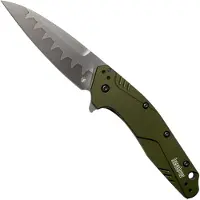 Kershaw Navalha Dividend Composite, verde oliva