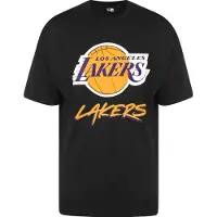New Era Camiseta De Manga Curta Los Angeles Lakers Nba Script Mesh