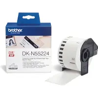 Brother DKN55224 fita continua não adesiva (papel branco) para cartões 54mmx30,48M