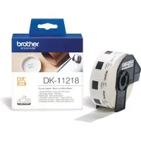 Brother DK-11218 Etiqueta Pre-cortada | Papel | Circular | 24x24mm