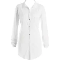 Hanro Camisola de pijama ' Cotton Deluxe 90cm ' branco