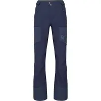 Norrøna - Vestuário ski travessia mulher - Lyngen Hiloflex200 Slim Pants W'S Indigo Night para Mulher - Tamanho XS - Navy