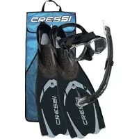 Cressi Conjunto De Snorkel Kit Pluma Perla Pluma Gamma