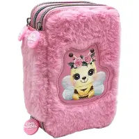 Tinka Estojo Bee Rosa (8 804205) Triple Pocket