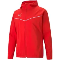Puma Casaco de treino 'Teamrise' vermelho / branco
