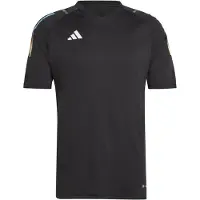 Adidas Camisa funcionais cinzento / preto / branco