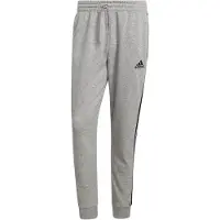 Adidas Calças Afuniladas em Fleece 3-Stripes Essentials