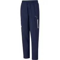 Puma Calças de desporto navy / cinzento / branco