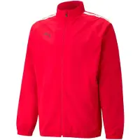 Puma Casaco de treino 'TeamLiga' vermelho / branco