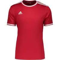 Adidas Camisa funcionais vermelho / branco