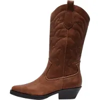 ONLY Botas de cowboy 'Bronco' castanho