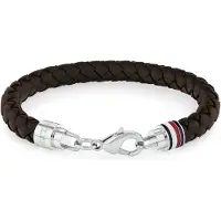 Tommy Hilfiger Elegant men´s brown leather Bracciale Tyson 2790546